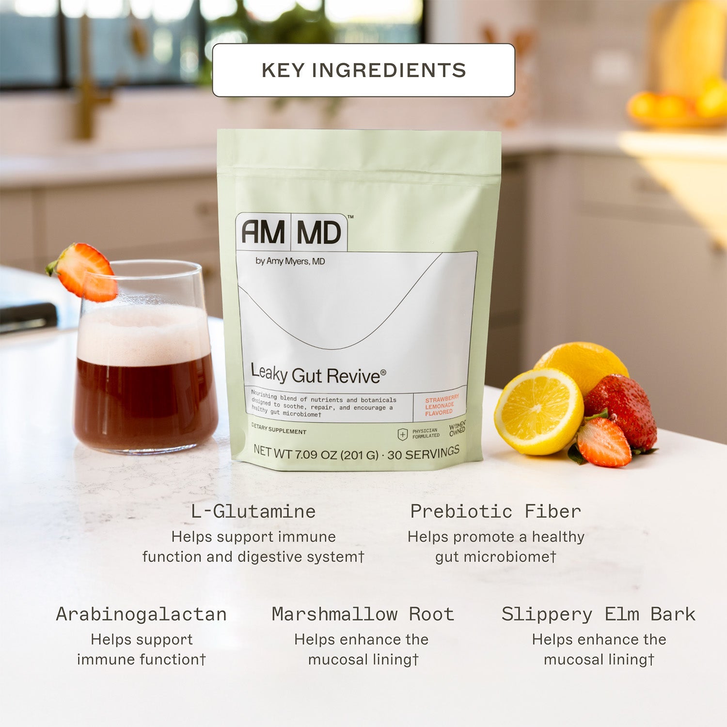 Leaky Gut Revive - Strawberry Lemonade