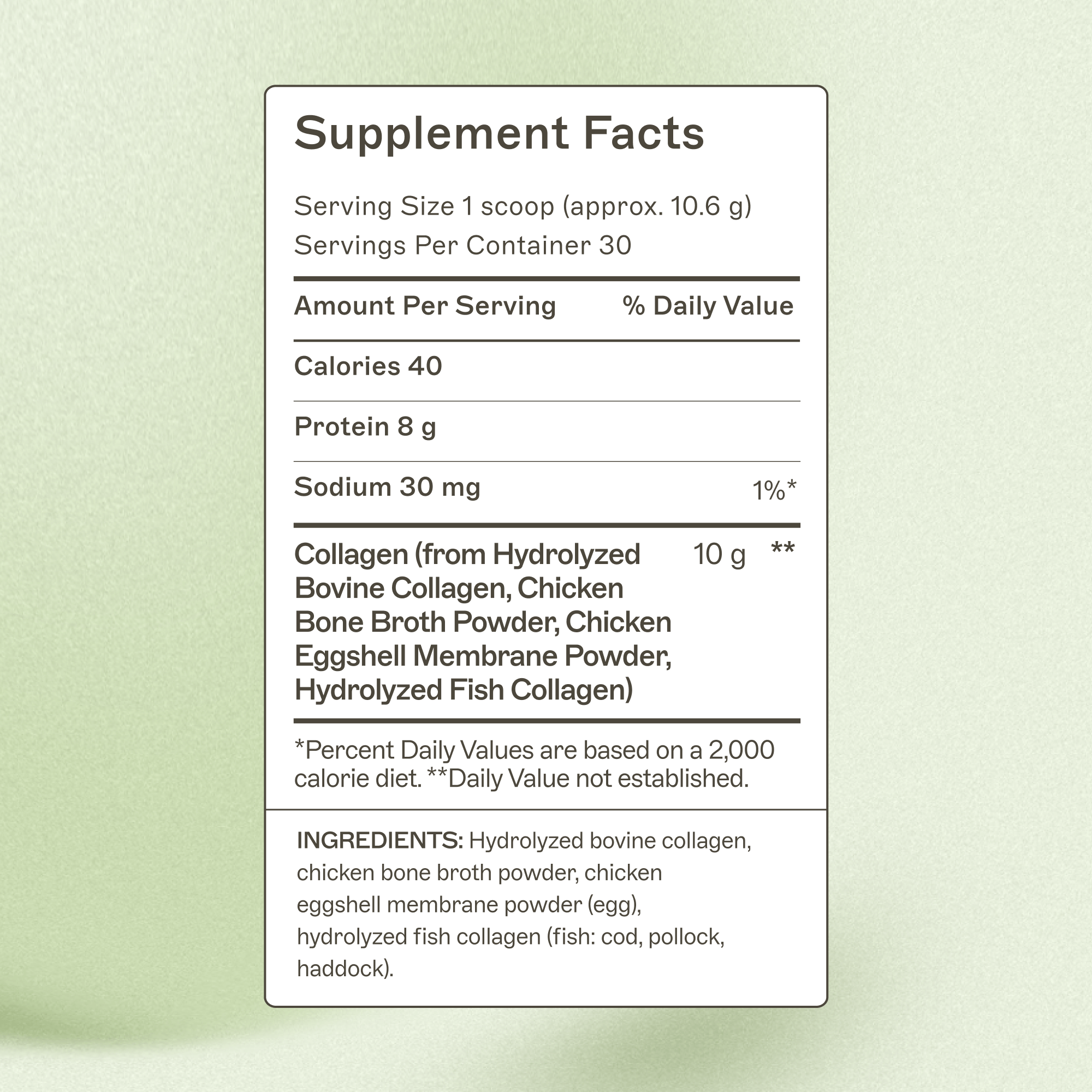 Spectrum 5 Collagen?
